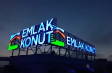 Işıklı Çatı Tabelası